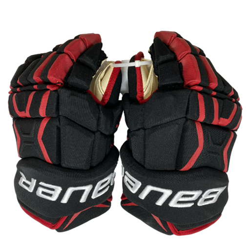 Bauer Supreme MX3 - Gant NHL Pro Stock - Blackhawks de Chicago (noir/rouge)